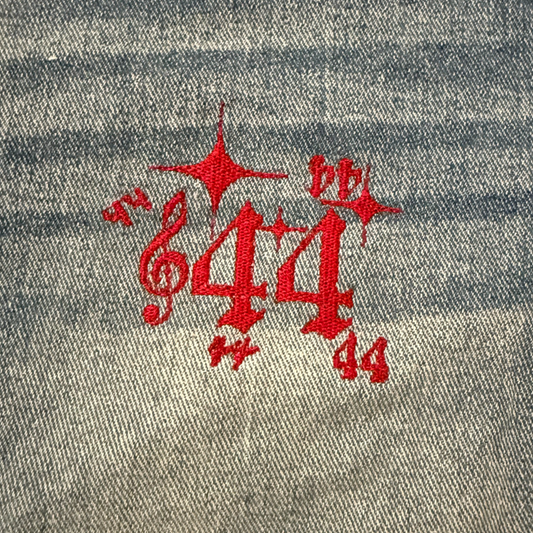 Fantaisie 44 Jorts "gred" grey & red Embroidered