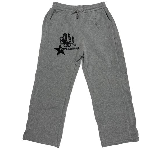 Fantaisie 44 Grey Embroidered Loose Fitting "2025" Sweats